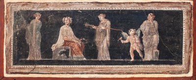 Dionysisk scene, Herculaneum av School Roman