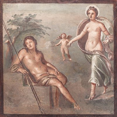 Endymion og Selene, Herculaneum av School Roman