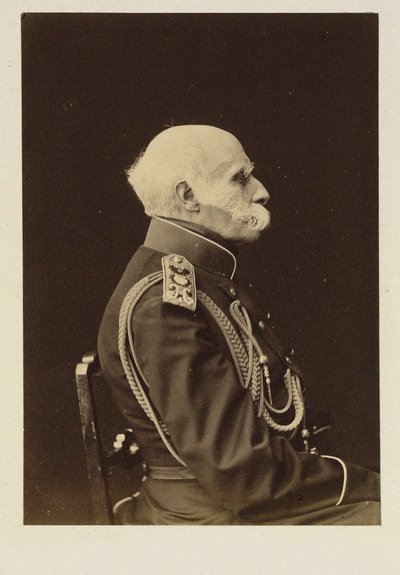 Grev Friedrich Benjamin von Lutke, tysk navigatør, geograf og oppdagelsesreisende i Østersjøen, gjenstand for det russiske imperiet - Portrett av grev Fjodor Petrovitsj Litke (1797-1882), Anonym . Litografi av School Russian