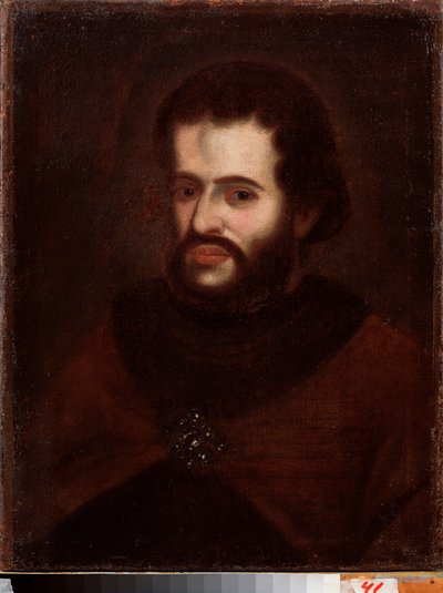 Portrett av tsar Ivan V Aleksijevitsj (1666-1696). Maleri av en russisk mester, olje på lerret, tidlig 1700-tall. Nasjonalt kunstgalleri i Komi-republikken, Sykyivkar (Russland). av School Russian