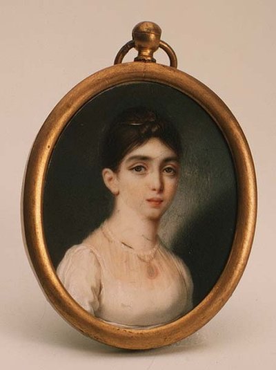 Portrett av Darya Mikhailovna Opochinina (1788-1854) av School Russian