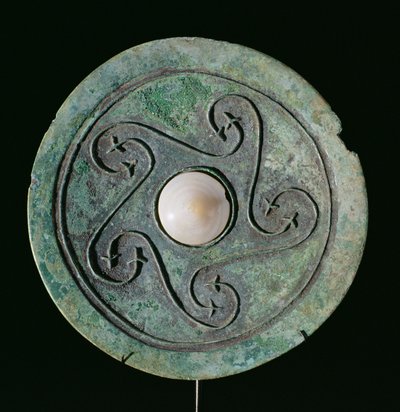 Mirror, Dongson Culture ca. 200 f.Kr.-200 e.Kr., Vietnam (bronse) av School Vietnamese