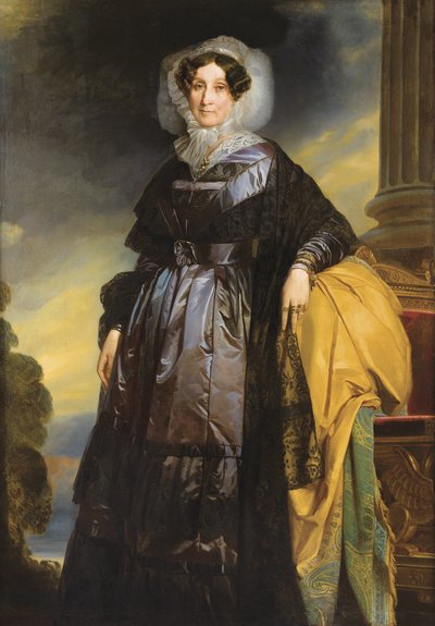 Portrett av Adelaide dOrléans 1777-1847 av School of Franz Xaver Winterhalter