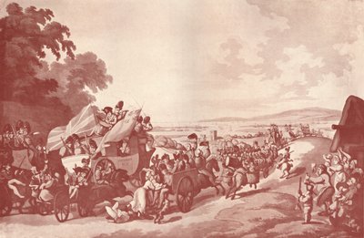 En ekstraordinær scene på veien fra London til Portsmouth, 1909 av Schultz