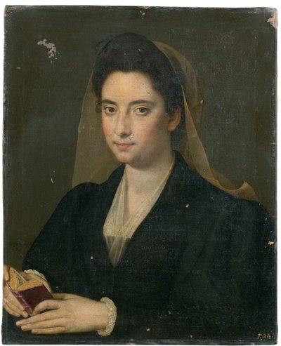 Portrett av en dame med en bok (