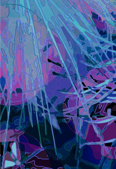 Artichoke_abst_vert3a (digital) av Scott J. Davis
