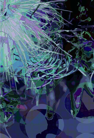 Artichoke_abst_vert4 (digital) av Scott J. Davis