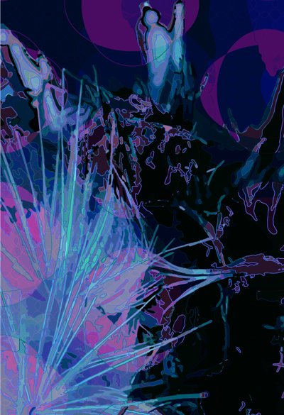 Artichoke_abst_vert5 (digital) av Scott J. Davis