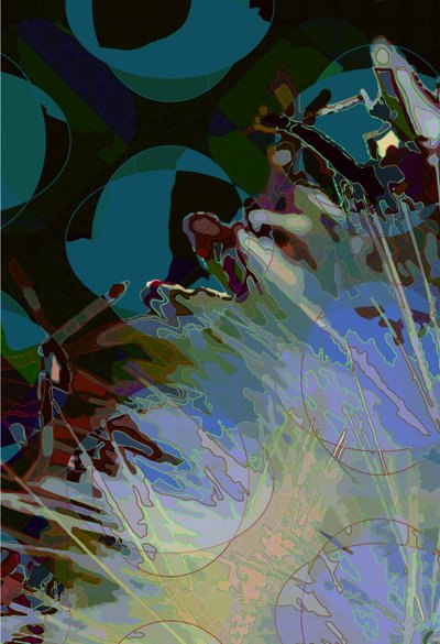 Artichoke_abst_vert8 (digital) av Scott J. Davis