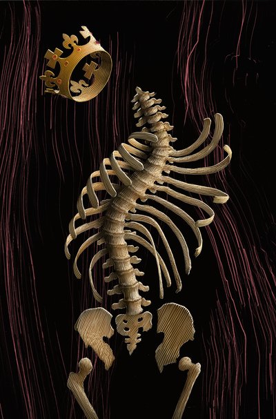 Richard III, 2016 (skrapebrett, fargelagt digitalt) av Scott McKowen