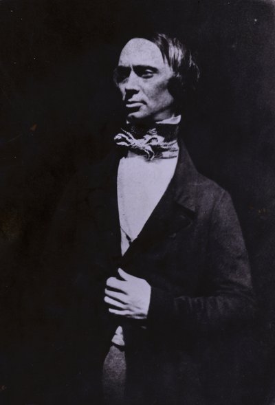 William Borthwick Johnstone , skotsk kunstner og første kurator for National Gallery of Scotland (s/hv-bilde) av Scottish Photographer