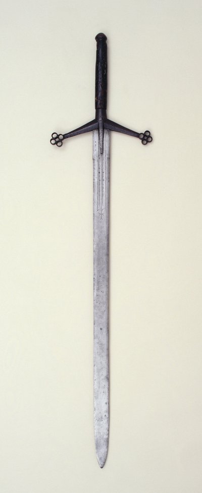 Claymore, ca. 1500-30 (stål) av Scottish School