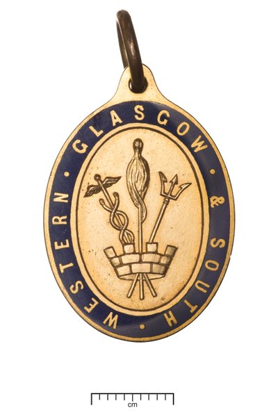 Skottland, Glasgow og South Western Railway, direktørpassering, ca. 1850 (gull og emalje) av Scottish School