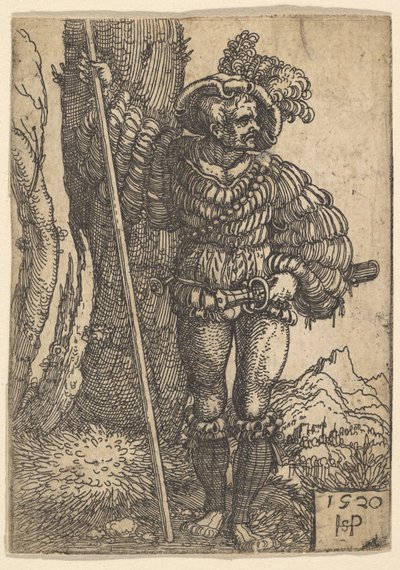 Fra Lansquenet, 1520. av Sebald Beham