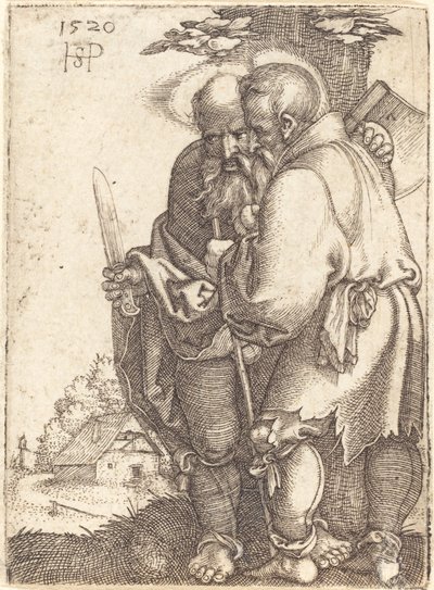 Bartholomew og Matthias av Sebald Beham