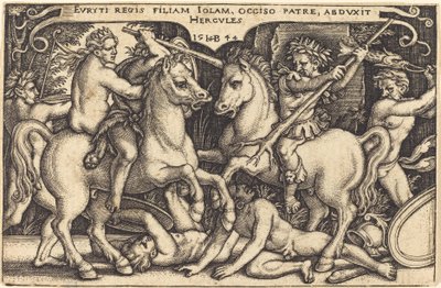 Hercules og Iole av Sebald Beham