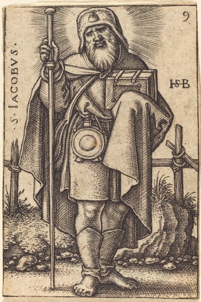Jacobus den eldre av Sebald Beham