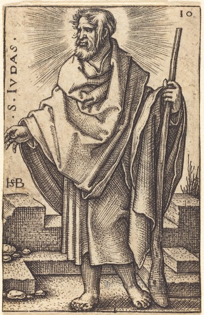 Judas Thaddeus av Sebald Beham