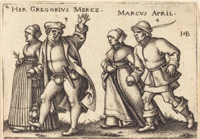 mars og april av Sebald Beham