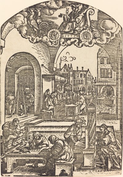 Merkur av Sebald Beham