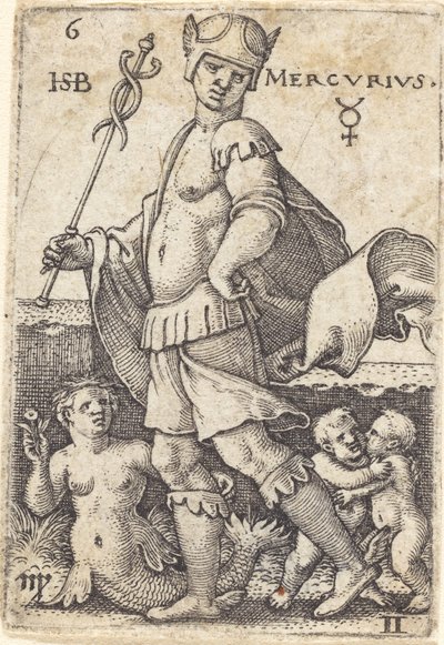 Merkur av Sebald Beham