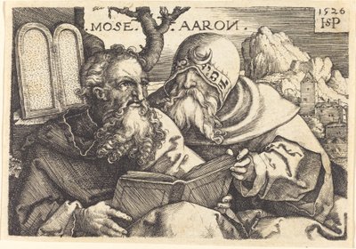 Moses og Aron av Sebald Beham