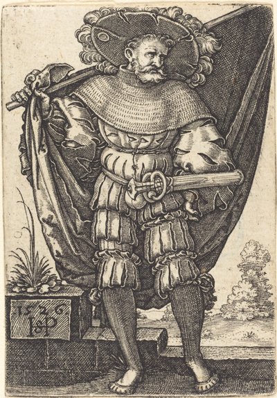 Fanebærer av Sebald Beham