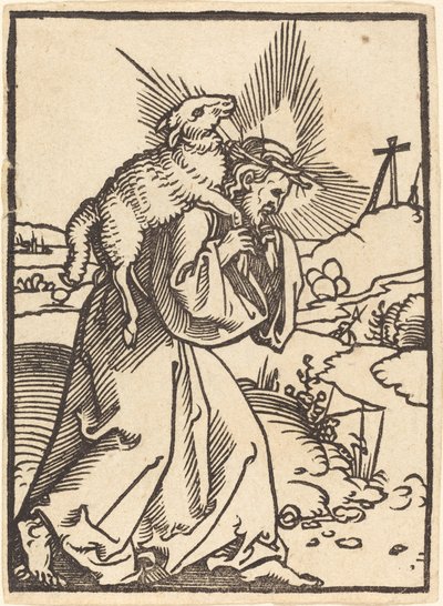 Den gode hyrde av Sebald Beham
