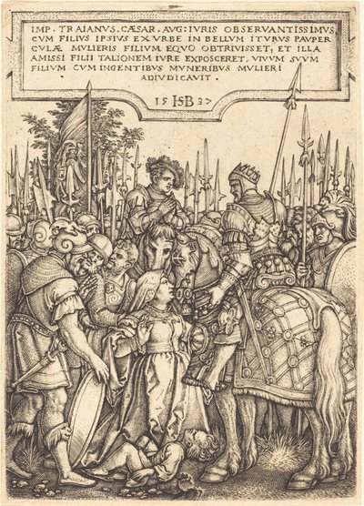 Trajans dom av Sebald Beham