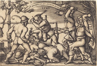 Bondekampen av Sebald Beham