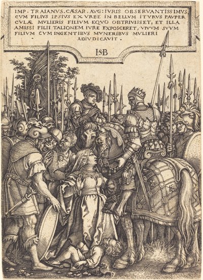 Trajans rettferdighet av Sebald Beham