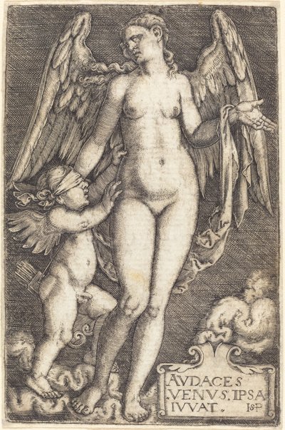 Venus og Amor av Sebald Beham