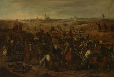 Tredningen mellom Cuirassiers, 5. februar 1600, på Vughterheide av Sebastiaen Vrancx (after)