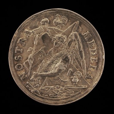 Angel with the Instruments of the Passion [revers], 1631. av Sebastian Dadler