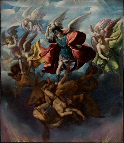 The Fall of the Rebel Angels, ca. 1650. av Sebastian Lopez de Arteaga