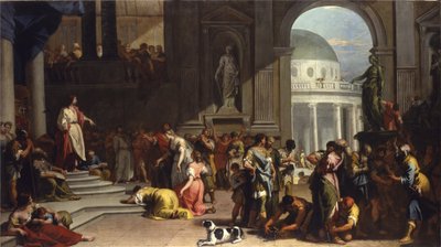 Susanna før Daniel, 1725-26 av Sebastiano Ricci