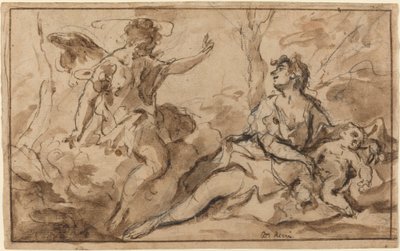 Engelen viser seg for Hagar og Ismael av Sebastiano Ricci