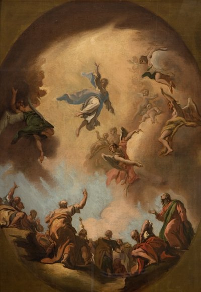 Kristi himmelfart (olje på lerret) av Sebastiano Ricci