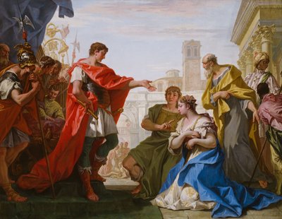 The Continence of Scipio, ca. 1706 (olje på lerret) av Sebastiano Ricci