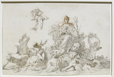 Triumf av Venezia av Sebastiano Ricci