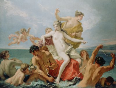 Triumf av Marine Venus, ca. 1713 (olje på lerret) av Sebastiano Ricci
