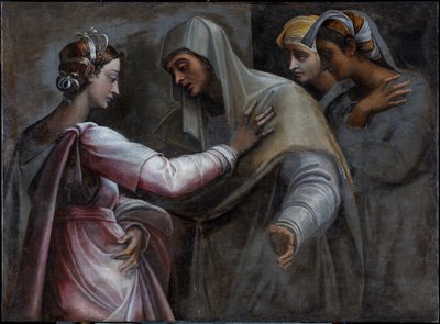 Besøket - Maria og Elisabeth av Sebastiano del (c.1485-1547) Piombo