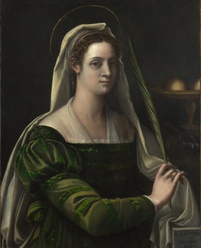 Den hellige Agatha, ca. 1540 av Sebastiano del Piombo
