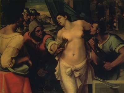The Martyrdom of St. Agatha, 1520 av Sebastiano del Piombo
