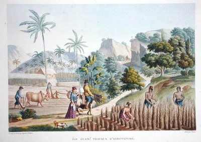 Gårdsarbeidere, Guam, Filippinene, fra 