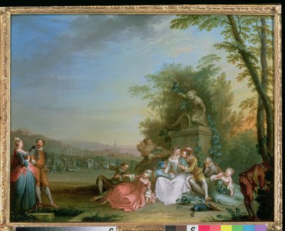 The Grape Harvest, ca. 1750 (panel) (par til 87638) av Sebastien II Le Clerc