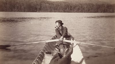 Slik det ser ut fra aktersetet, 1880-1890-tallet (albumin sølvtrykk fra glassnegativ) av Seneca Ray Stoddard
