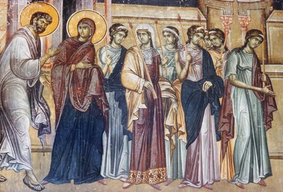 Presentasjon av jomfruen i tempelet av Serbian School