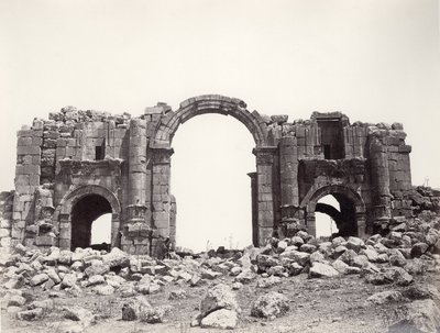Hadrian-buen ved Jerash, 1867 av Sergeant Henry Phillips