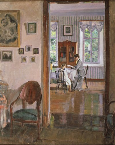I et hus, 1910 av Sergei Arsenevich Vinogradov